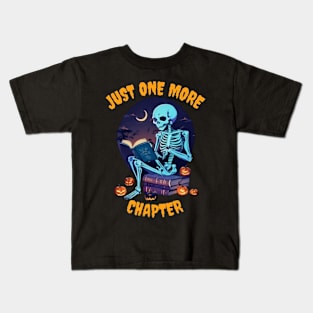 Just one more chapter halloween Kids T-Shirt